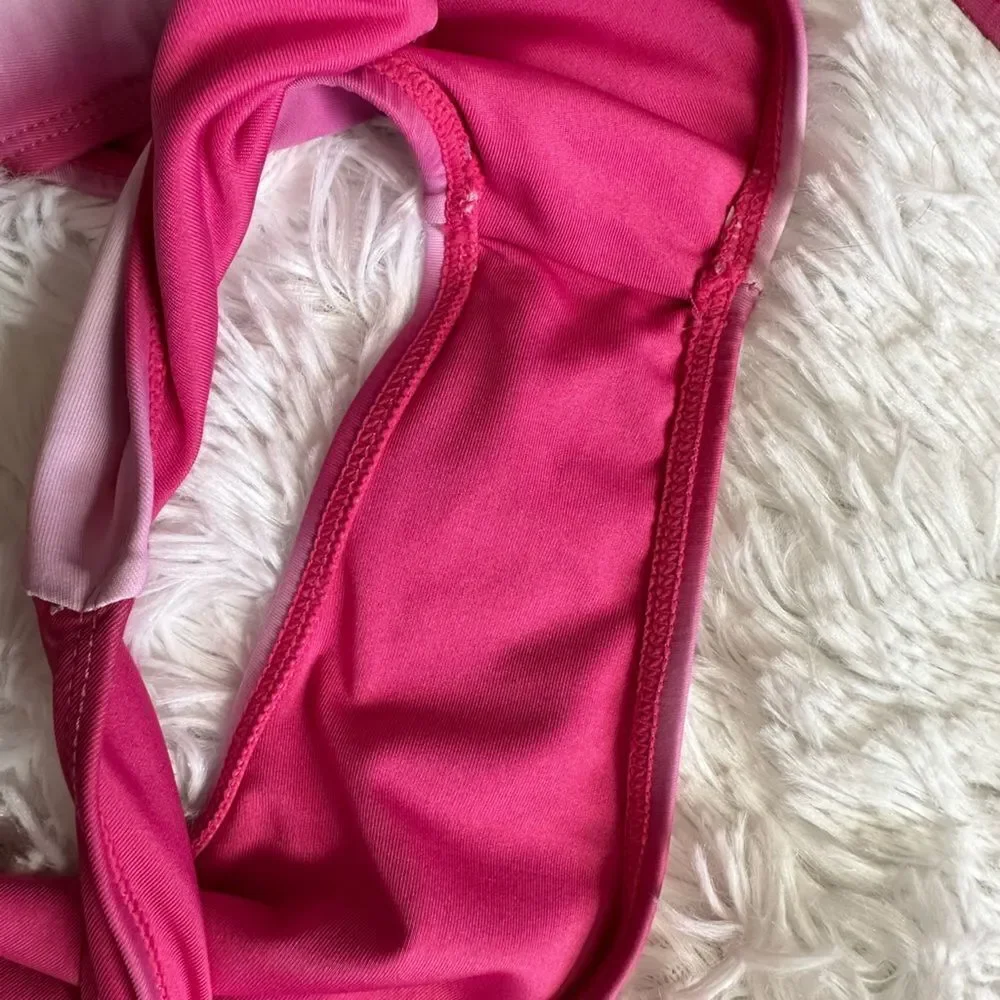 Mossman Australia‎ Bikini Swimsuit New Pink Tie Dye 2 Piece Womens Size Medium